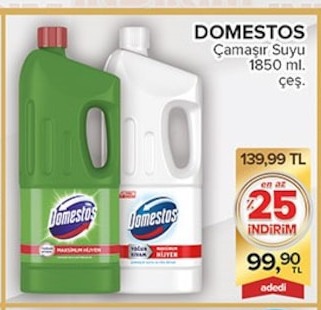 Domestos Çamaşır Suyu 1850 Ml