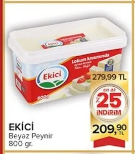 Ekici Beyaz Peynir 800 Gr.