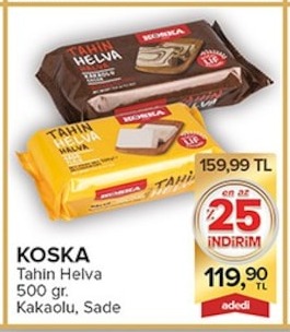 Koska Tahin Helva 500 Gr. Kakaolu, Sade