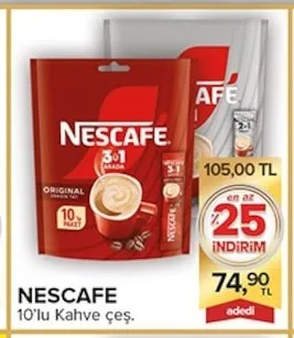 Nescafe 10'Lu Kahve Çeş.