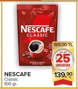 Nescafe Classic 100 Gr.