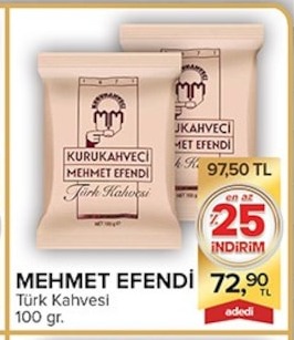 Mehmet Efendi Türk Kahvesi 100 Gr.