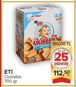 Eti Cici Bebe 700 Gr.