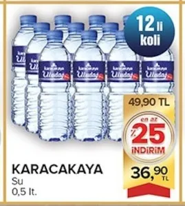 Karacakaya Su 0,5 Lt.