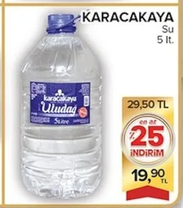 Karacakaya Su 5 Lt