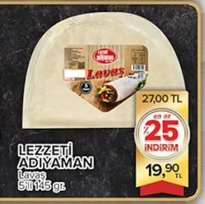 Lezzeti Adıyaman Lavaş 5'Li 145 Gr.