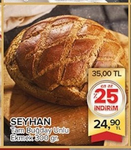 Seyhan Tam Buğday Unlu Ekmek 300 Gr.
