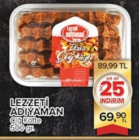 Lezzeti Adıyaman Çiğ Köfte 500 Gr