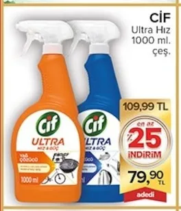 Cif Ultra Hız 1000 Ml