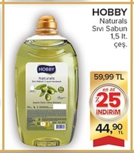 Hobby Naturals Sıvı Sabun 1,5 Lt