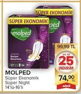 Molped Süper Ekonomik Süper Night 14'Lü-16'Lı