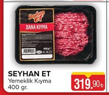 Seyhan Et Yemeklik Kıyma 400 Gr