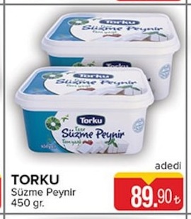 Torku Süzme Peynir 450 Gr.