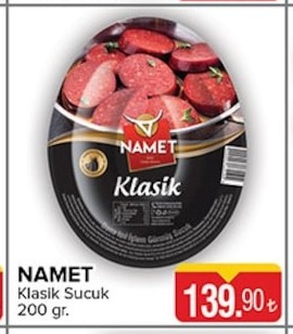 Namet Klasik Sucuk 200 Gr.