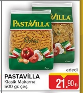 Pastavilla Klasik Makarna 500 Gr Çes.