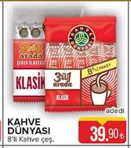 Kahve Dünyası 8'Li Kahve Çeş.