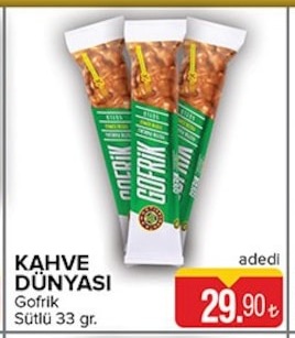 Kahve Dünyasi Gofrik Sütlü 33 Gr.