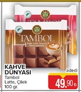 Kahve Dünyası Tambol Latte, Çilek 100 Gr.