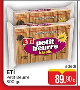 Eti Petit Beurre 800 Gr.