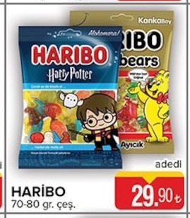 Haribo 70-80 Gr. Çeş.