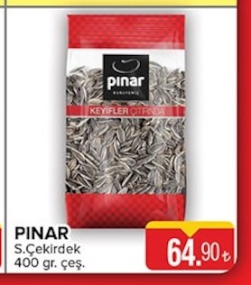 Pinar S.Çekirdek 400 Gr. Çeş.