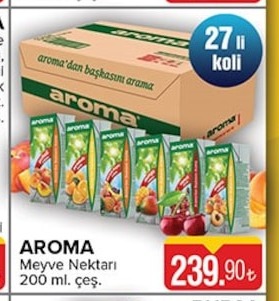 Aroma Meyve Nektarı 200 Ml