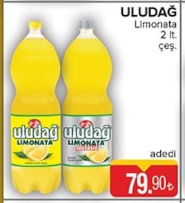 Uludağ Limonata 2 Lt