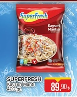 Superfresh Kayseri Mantı 400 Gr