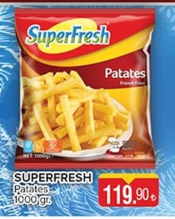 Superfresh Patates 1000 Gr.