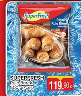Superfresh Rulo Börek 500 Gr. Çes.
