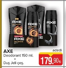 Axe Deodorant 150 Ml + Duş Jeli Çeş