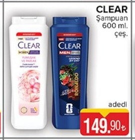 Clear Şampuan 600 Ml
