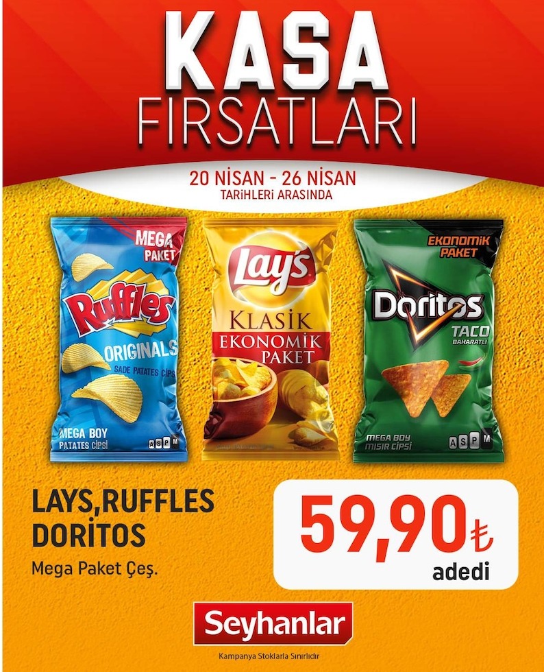 Lays, Ruffles Doritos Mega Paket Çeş.