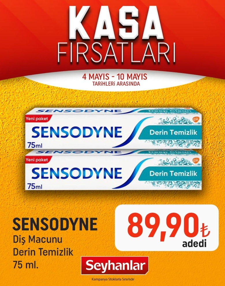 Sensodyne Diş Macunu Derin Temizlik 75Ml