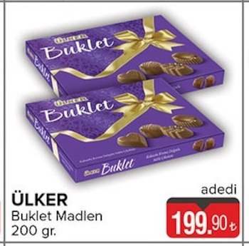 Ülker Buklet Madlen 200 Gr