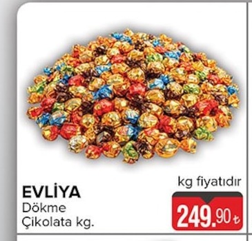 Evliya Dökme Çikolata Kg.