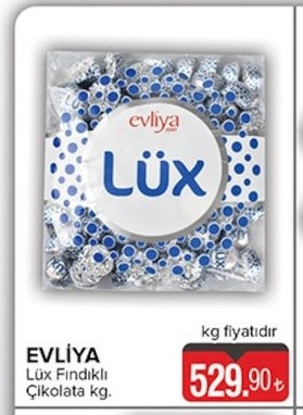 Evliya Lux Fındıklı Çikolata Kg.
