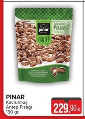 Pinar Kavrulmus Antep Fistigi 130G