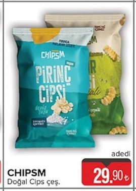 Chipsm Doğal Cips Çeşitleri