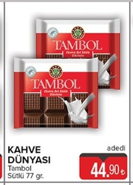 Kahve Dünyasi Tambol Sütlü 77 Gr.