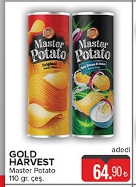 Gold Harvest Master Potato 110 Gr. Çeş.
