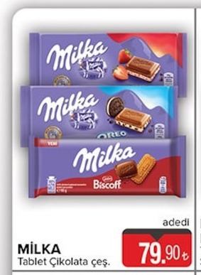 Milka Tablet Çikolata Çeşitli