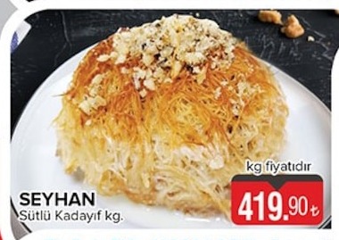 Seyhan Sütlü Kadayıf Kg.