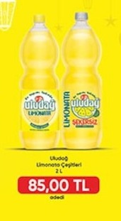 Uludağ Limonata Çeşitleri 2 L