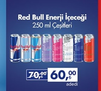 Red Bull Enerji İçeceği 250Ml Çeşitleri