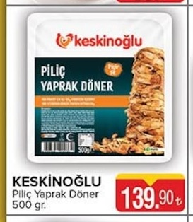 Keskinoğlu Piliç Yaprak Döner 500 G