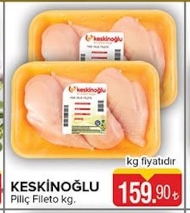 Keskinoğlu Piliç Fileto Kg