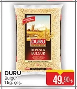 Duru İri Pilavlık Bulgur 1 Kg