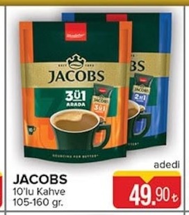 Jacobs 10'Lu Kahve 105-160 Gr.