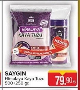 Saygin Himalaya Kaya Tuzu 500+250 Gr